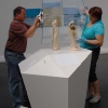L`allestimento della mostra